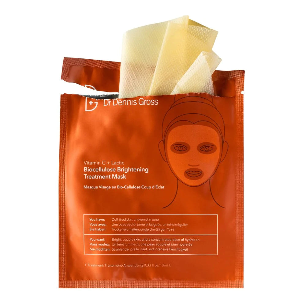 Vitamin C and Lactic Biocellulose Brightening Treatment Mask